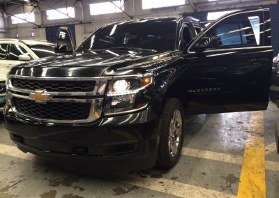 ARMORED CHEVROLET SUBURBAN LT HIGH POWERED RIFLE PROTECTION